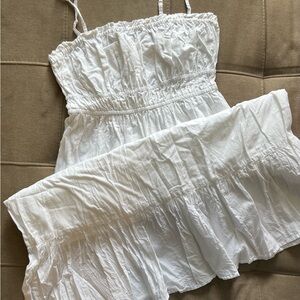 White Strappy Maxi Dress